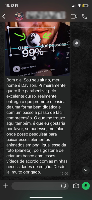Depoimento real