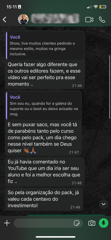 Depoimento real